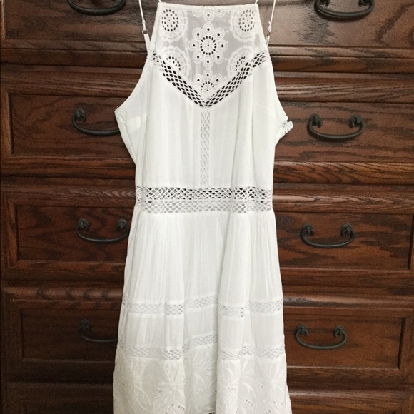 abercrombie and fitch white dress & Pleated Tennis NWT- Size M (see notes) The Saved Collection clean column skirt Abercrombie & Fitch embellished shift